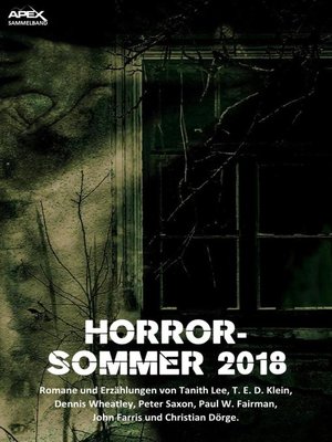 cover image of HORROR-SOMMER 2018